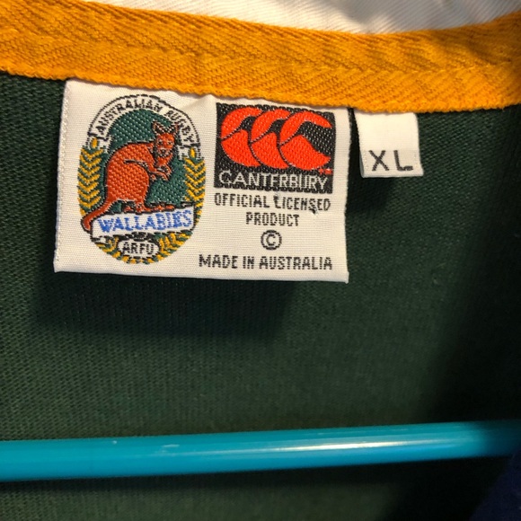 SOLD Vintage Canterbury Australian Rugby Wallabies ARFU Shirt XL - Picture 4 of 7